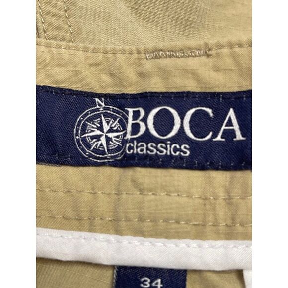 Boca Classics Khaki Cargo Men Short Size 34 - Picture 7 of 7